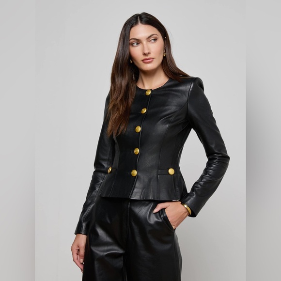 L'AGENCE Jackets & Blazers - L’agence Mariella Leather Jacket $1695 New with tag